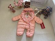 Okify Moschino Snowsuit Baby Pink - 3