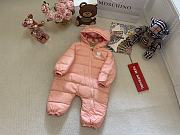 Okify Moschino Snowsuit Baby Pink - 4