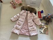 Okify Moncler Coat Pink 13617 - 5