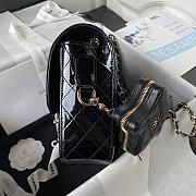 Okify Chanel Star Backpack Coin Purse Lambskin Black - 5