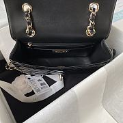 Okify Chanel Star Backpack Coin Purse Lambskin Black - 3