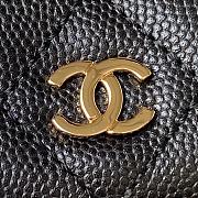 Okify Chanel Backpack Quilted Diamond Caviar Black  - 3