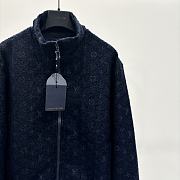Okify LV Monogram Wool Bouclette Zipped Blouson 1ABJQJ - 4