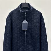 Okify LV Monogram Wool Bouclette Zipped Blouson 1ABJQJ - 2