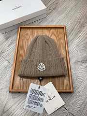 Okify Moncler Brown Beanie - 1
