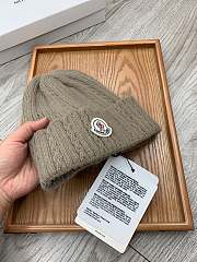 Okify Moncler Brown Beanie - 4
