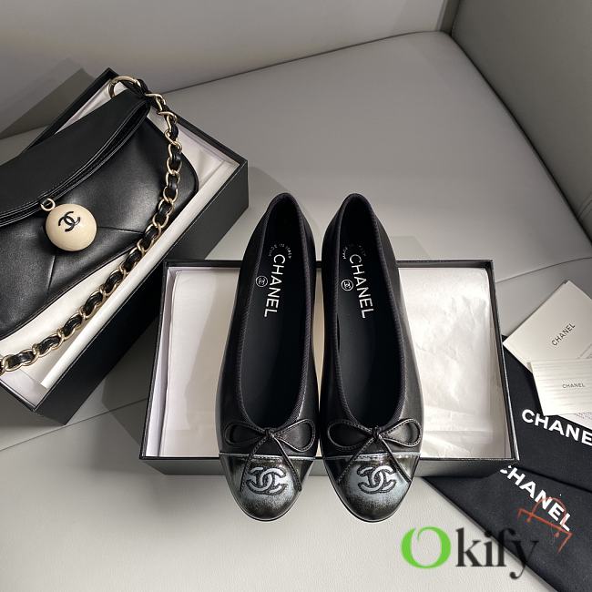 Okify Chanel Leather Flats 13762 - 1