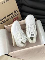 Okify New Balance 574 x Miu Miu Denim Sneakers White 13779 - 6