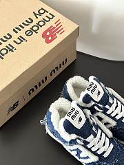 Okify New Balance 574 x Miu Miu Denim Sneakers 13778 - 2