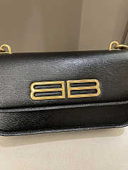 Balenciaga Ladies XS Gossip Bag Black - 2