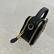 Okify Miumiu Leather Shoulder Bag Black - 3