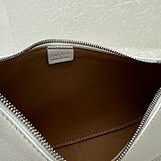 Okify The Row Half Moon Bag in Leather White - 4