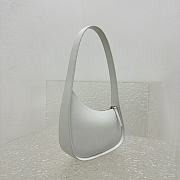 Okify The Row Half Moon Bag in Leather White - 6
