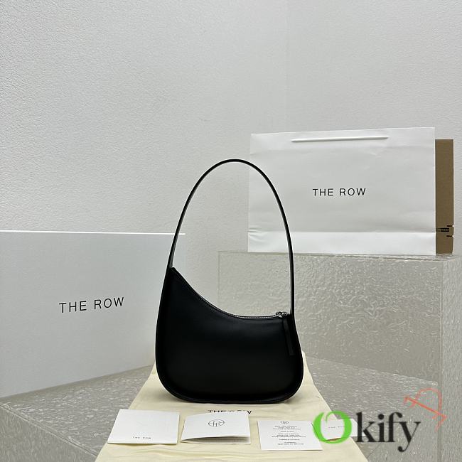 Okify The Row Half Moon Bag in Leather Black - 1