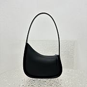 Okify The Row Half Moon Bag in Leather Black - 2