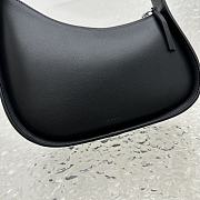 Okify The Row Half Moon Bag in Leather Black - 4