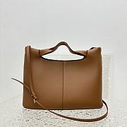 Okify The Row Camdem Bag Black in Leather Brown - 5