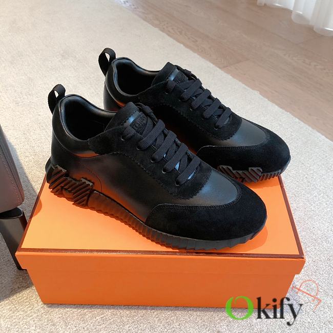 Okify Hermes Bouncing Sneaker Black - 1