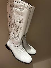 Okify Gucci Boots White 4cm 13849 - 5
