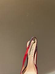 Okify Gucci Slingback Heels Red 13859 - 5