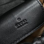 Okify Gucci GG Marmont Mini Bucket Bag Black - 4