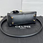 Okify Celine Small 16 Bag In Satinated Calfskin Black - 3