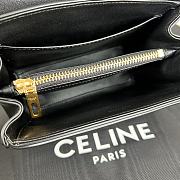 Okify Celine Small 16 Bag In Satinated Calfskin Black - 6