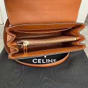 Okify Celine Small 16 Bag In Satinated Calfskin Brown - 2