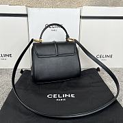Okify Celine Mini 16 Bag In Satinated Calfskin Black - 2