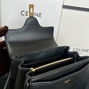 Okify Celine Mini 16 Bag In Satinated Calfskin Black - 3
