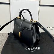 Okify Celine Mini 16 Bag In Satinated Calfskin Black - 4