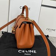 Okify Celine Mini 16 Bag In Satinated Calfskin Brown - 2