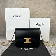 Okify Celine Medium College Bag In Shiny Calfskin Black - 2