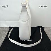 Okify Celine Heloise Bag in Supple Calfskin White - 5