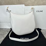 Okify Celine Heloise Bag in Supple Calfskin White - 3