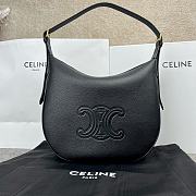 Okify Celine Heloise Bag in Supple Calfskin Black - 5