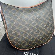 Okify Celine Heloise Bag In Triomphe Canvas And Calfskin Tan - 6
