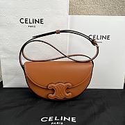 Okify Celine Besace Cuir Triomphe In Smooth Calfskin Tan - 1