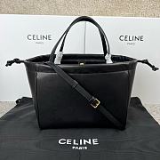 Okify Celine Small Cabas Drawstring Cuir Triomphe In Smooth Calfskin Black - 6