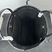 Okify Celine Small Cabas Drawstring Cuir Triomphe In Smooth Calfskin Black - 5