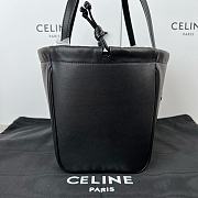 Okify Celine Small Cabas Drawstring Cuir Triomphe In Smooth Calfskin Black - 2