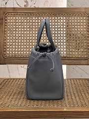 Okify Celine Small Cabas Drawstring Cuir Triomphe In Smooth Calfskin Gray - 6