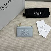 Okify Celine Zipped Card Holder In Smooth Lambskin  - 6