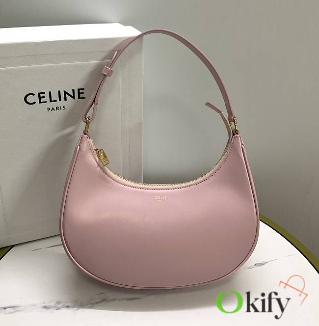 Okify Celine Ava Bag In Smooth Calfskin In Vintage Pink - 1