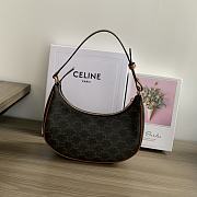 Okify Celine Ava Bag In Triomphe Canvas And Calfskin Tan - 2