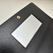 Okify Gucci Chain Wallet With Gucci Script Black Leather - 4