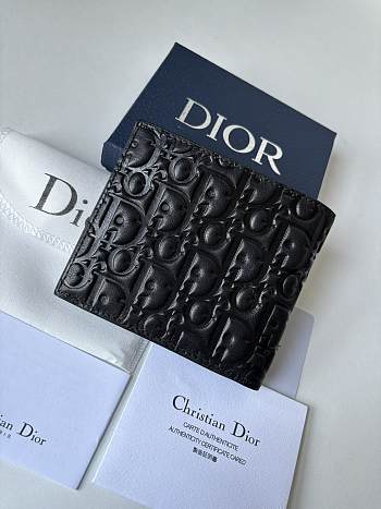 Okify Dior Wallet Black Dior Gravity Leather
