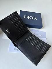 Okify Dior Wallet Black Dior Gravity Leather - 6