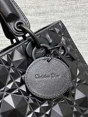 Okify Medium Lady Dior My ABC Dior Bag Black Cannage Calfskin With Diamond Motif - 5