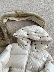 Okify Moncler Coat White 14002 - 5